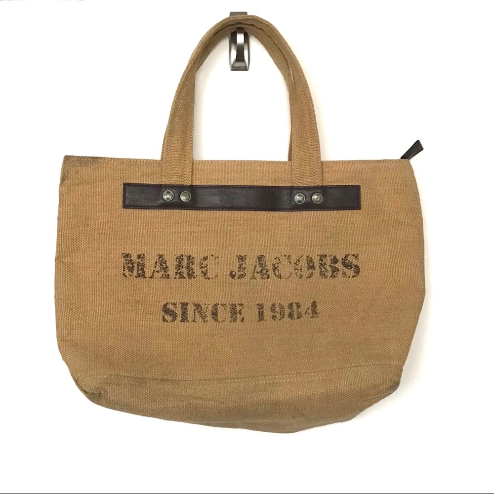 Marc by Marc Jacobs Burlap Tote Bag